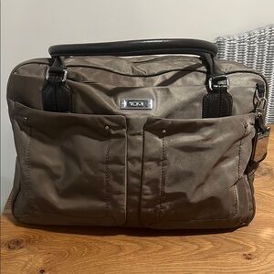 Tumi Voyageur Cortina Boarding Tote Brown Tan w/COA